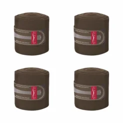 Animo Italia - Bandes de polo Wils marron (x4) Hot
