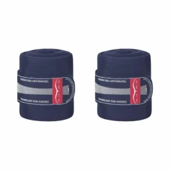 Animo Italia - Bandes de travail élastiques avec polaire Wenz (x2) Marine New