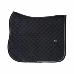 New Anna Scarpati - Tapis de dressage Quinoa 28 velours strass Noir