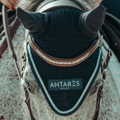 Discount Antarès Sellier - Bonnet crochet Logo Écusson Marine