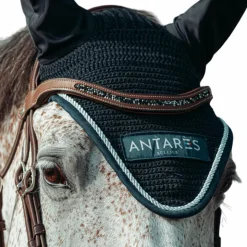 Discount Antarès Sellier - Bonnet crochet Logo Écusson Marine