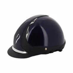 Antarès Sellier - Casque premium vernis bleu/ bleu Clearance