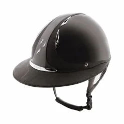 Clearance Antarès Sellier - Casque premium vernis bison visière eclipse Marron