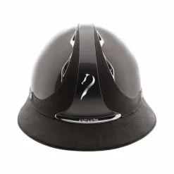 Clearance Antarès Sellier - Casque premium vernis bison visière eclipse Marron