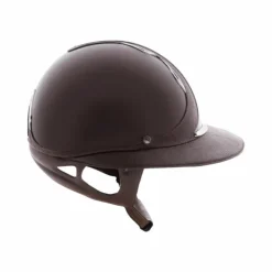 Clearance Antarès Sellier - Casque premium vernis bison visière eclipse Marron