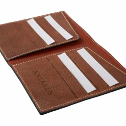 Clearance Antarès Sellier - Porte passeport cuir malt Marron