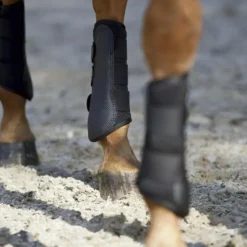 Back On Track - Guêtres souples 3D mesh x2 Noir Discount