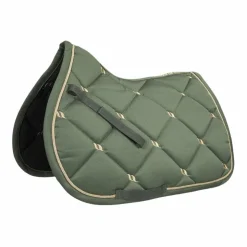 Back On Track - Tapis de selle Night olive Vert