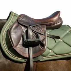 Back On Track - Tapis de selle Night olive Vert