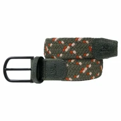 Billybelt - Ceinture tressée Orenoque / rouge/ beige Vert Discount