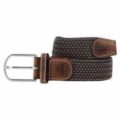 Billybelt - Ceinture tressée Havane / noir Marron Online