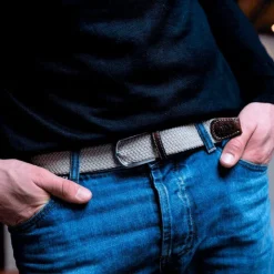 Sale Billybelt - Ceinture tressée élastique Beige sable