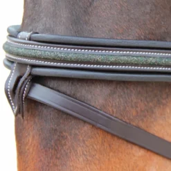 Canter - Bridon muserolle croisée Mylord / vert Marron Online
