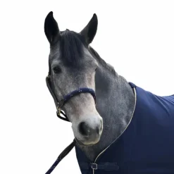 Best Canter - Licol cheval corde / marine Marron