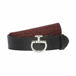 Cavalleria Toscana - Ceinture femme élastique Bordeaux Sale