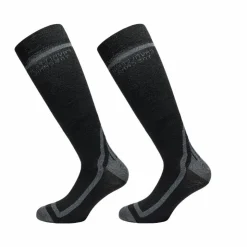 Cavalleria Toscana - Chaussettes d'équitation Wool Sock / gris Noir Sale