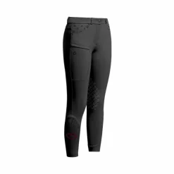 Cavalleria Toscana - Pantalon d'équitation fille Embroidery Noir New