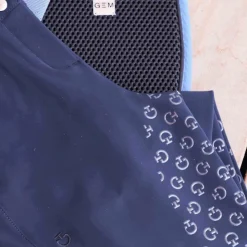 Cavalleria Toscana - Pantalon d'équitation femme taille haute full grip Marine