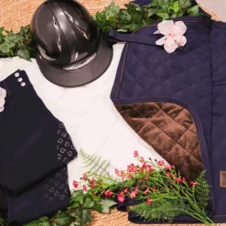 Cavalleria Toscana - Pantalon d'équitation femme taille haute full grip Marine