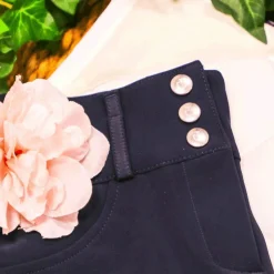 Cavalleria Toscana - Pantalon d'équitation femme taille haute full grip Marine