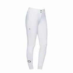 Cavalleria Toscana - Pantalon d'équitation femme taille haute Blanc New