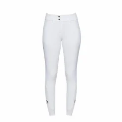 Cavalleria Toscana - Pantalon d'équitation femme taille haute Blanc New