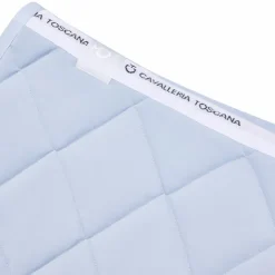 Cavalleria Toscana - Tapis de selle Diamond Quilted Jersey sky blue Bleu Best