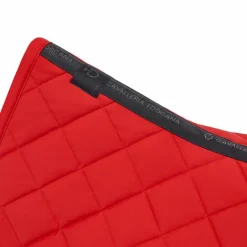 Cavalleria Toscana - Tapis de dressage Glitter coquelicot Rouge Clearance