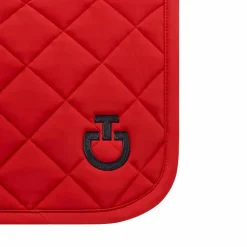 Cavalleria Toscana - Tapis de dressage Glitter coquelicot Rouge Clearance