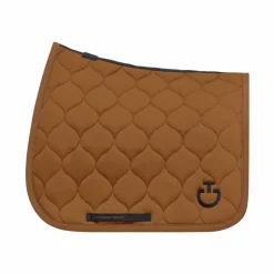 Cavalleria Toscana - Tapis de selle New Circular Quilted Jersey cuivre Marron Discount