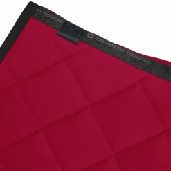 Cavalleria Toscana - Tapis de selle Diamond Quilted Jersey framboise Rouge
