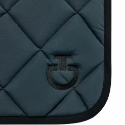 Cavalleria Toscana - Tapis de selle Diamond Quilted Jersey anthracite Gris Hot