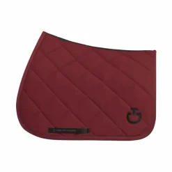 Cavalleria Toscana - Tapis de selle Diamond Quilted Jersey Bordeaux Sale