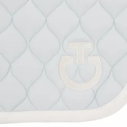 Cavalleria Toscana - Tapis de selle Circular Quilted Jersey pastel Bleu Sale
