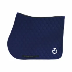 Cavalleria Toscana - Tapis de selle Circular Quilted midnight blue Bleu Hot