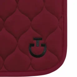 Best Cavalleria Toscana - Tapis de selle New Circular Quilted Jersey Bordeaux