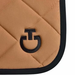 Discount Cavalleria Toscana - Tapis de selle Diamond Quilted Jersey caramel Marron