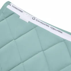 Cavalleria Toscana - Tapis de selle Diamond Quilted Jersey mint green Vert Sale