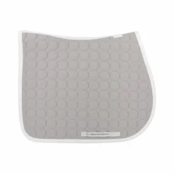 Cavalleria Toscana - Tapis de selle Circle Quilted light grey Gris