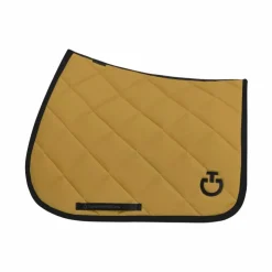 Cavalleria Toscana - Tapis de selle Diamond Quilted Jersey miel Jaune Best