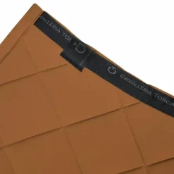 Best Cavalleria Toscana - Tapis de selle Diamond Quilted Jersey cuivre Marron