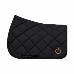 Outlet Cavalleria Toscana - Tapis de selle Diamond Quilted Jersey / mocca Noir