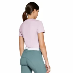 New Cavalleria Toscana - T-shirt manches courtes femme Break Off coton sakura Rose