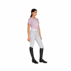 Discount Cavalleria Toscana - T-shirt manches courtes femme CT Double Orbit sakura rose Violet