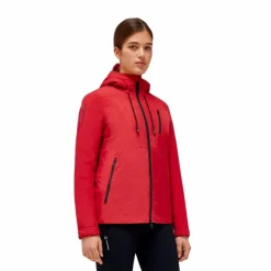 Cavalleria Toscana - Veste à capuche femme coquelicot Rouge Online