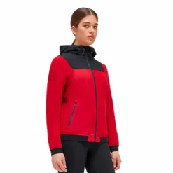 Cavalleria Toscana - Veste manches longues femme Softshell et noir Rouge Best