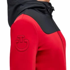 Cavalleria Toscana - Veste manches longues femme Softshell et noir Rouge Best