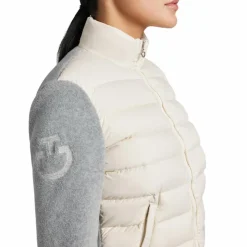 Best Cavalleria Toscana - Veste manches longues femme Nylon and Fleece vanille Beige