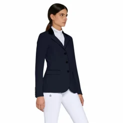Online Cavalleria Toscana - Veste de concours femme CT Perforated Marine