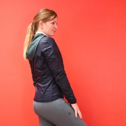 Discount Cavalleria Toscana - Veste à capuche femme légère et réversible femme / vert Marine